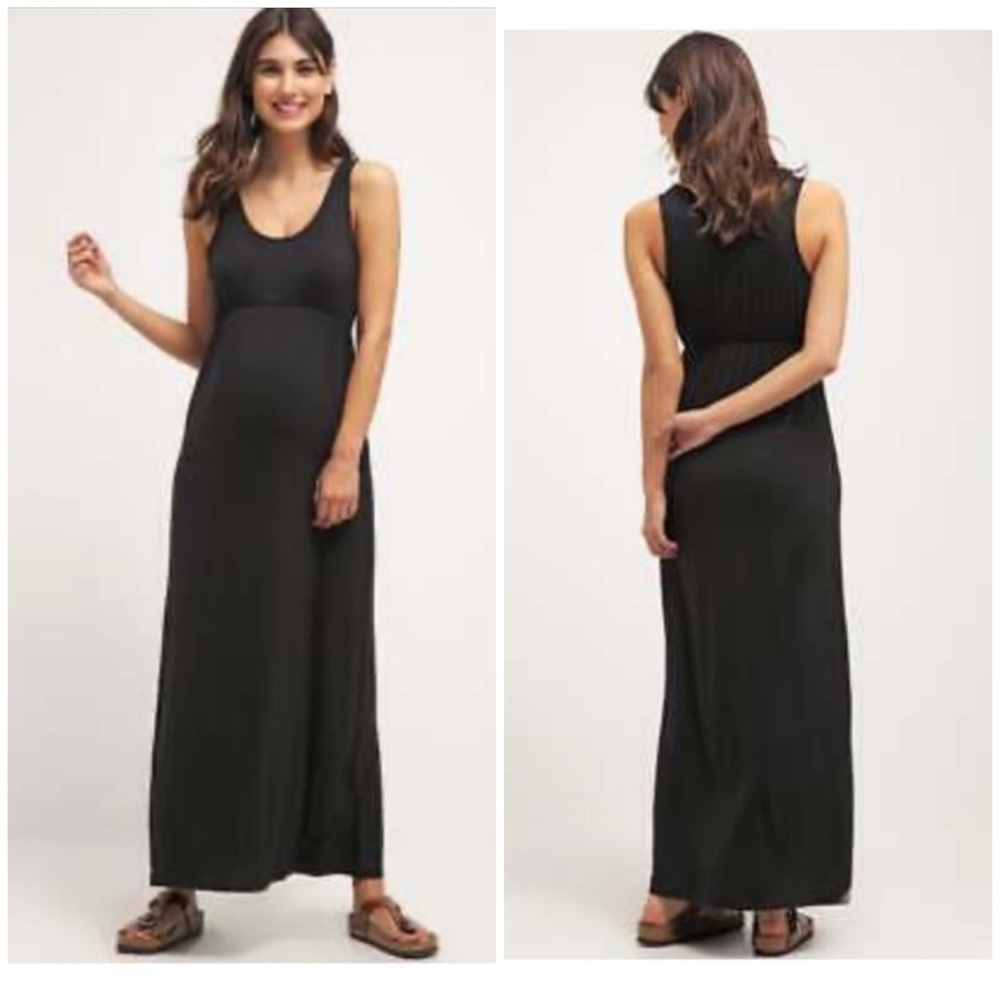 GAP Maternity Black Maxi Dress